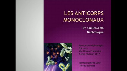 anticorps monoclonaux PARTIE 1 histoire