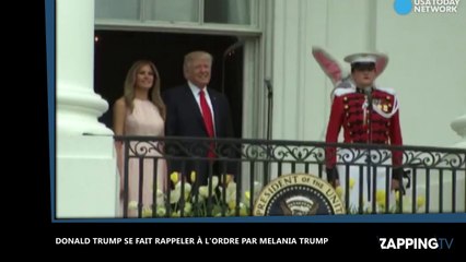 Donald Trump : Melania Trump le rappelle à l’ordre pendant l’hymne américain, la vidéo buzz