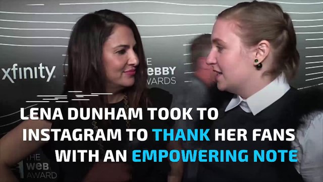 Lena Dunham shares handwritten thank you note following 'Girls' finale
