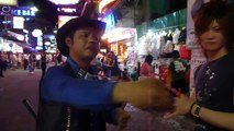 タイ,パタヤの大道芸人の手品と種明かしPattaya名古屋ホストクラブHost club