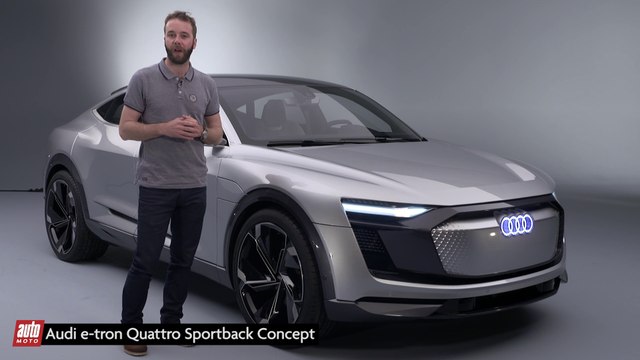 Audi e-tron Quattro Sportback Concept - présentation complète (technologie, performances, autonomie, design, moteurs)