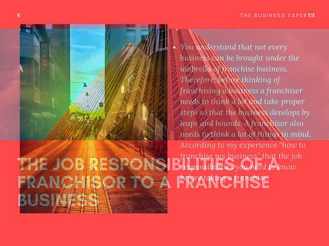 The Job Responsibilities of a Franchisor to a Franchise Business
