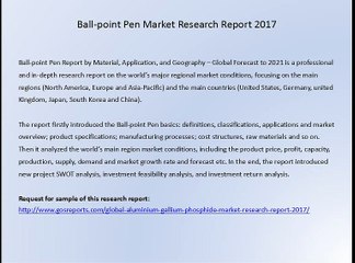 Ball-point Pen Market Research Report 2017