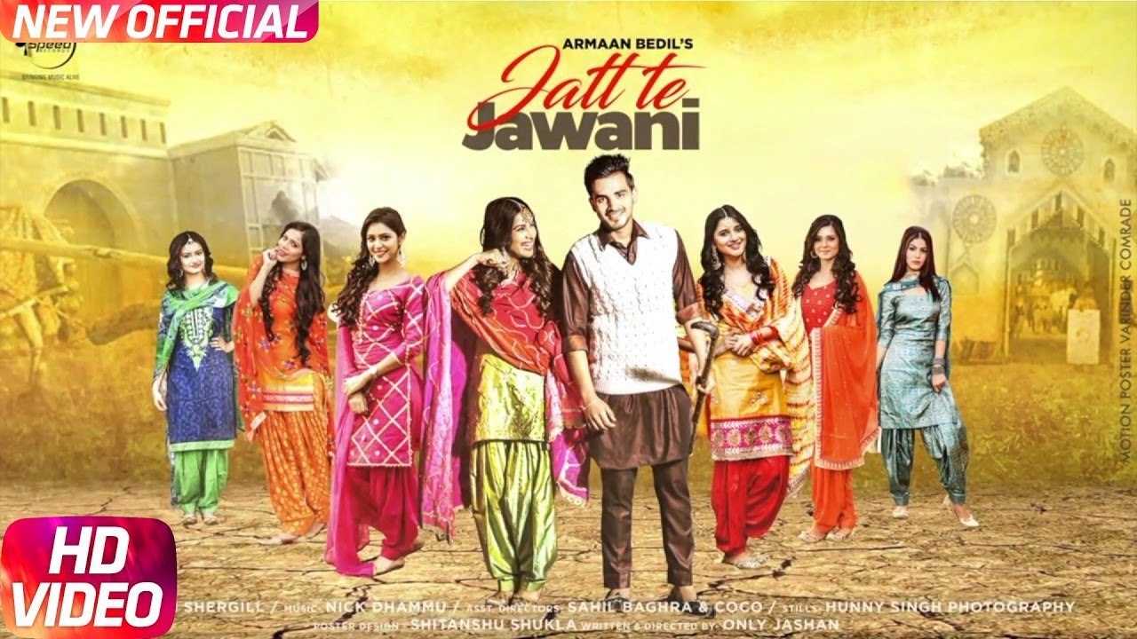 Jatt Te Jawani Song HD Video Armaan Bedil 2017 Sara Gurpal Latest Punjabi Songs