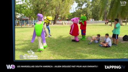Les Marseillais South America : Julien déguisé en Buzz l’Éclair, fait peur aux enfants ! (Vidéo)
