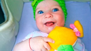 Cute Baby Blowing Raspberries. Little girl blowing raspberries fun