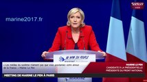 Meeting de Marine Le Pen à Paris - Les matins de la présidentielle (18/04/2017)