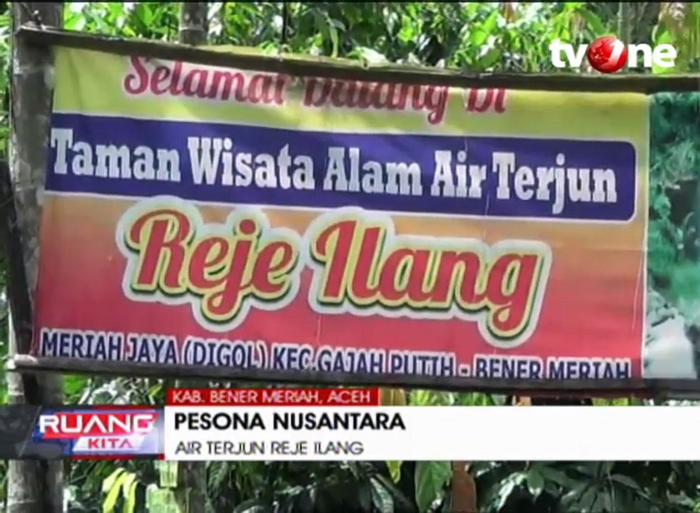 Reje Ilang, Air Terjun Tempat Persembunyian Raja