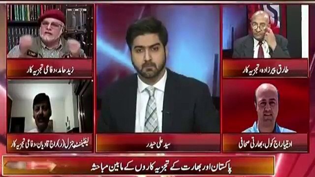 Zaid Hamid Gives A Big Shut Up Call To The Indian Analysts In A Program On Kulbhushan Jadhav Issue