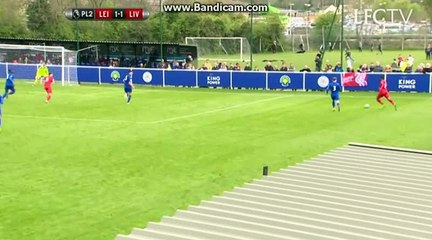 Matty Virtue Goal - Leicester City u23s 1-2 Liverpool u23s
