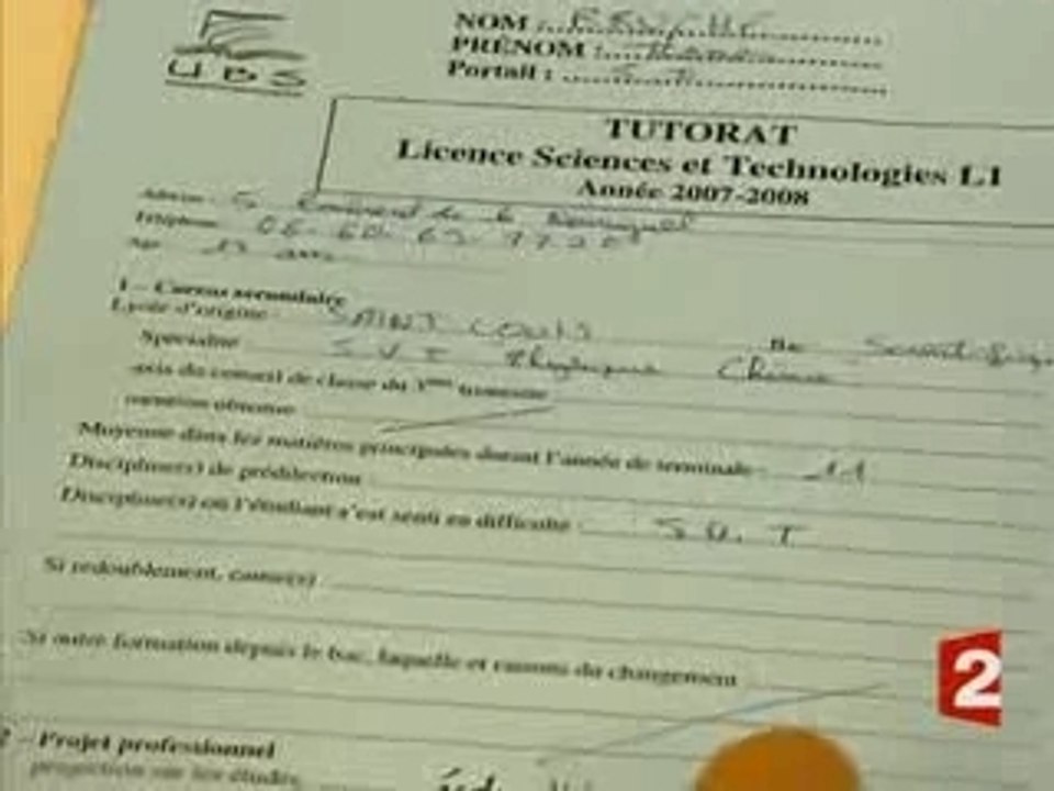 France 2 - Journal de 20 Heures - 30.09.2007 - Tutorat UBS