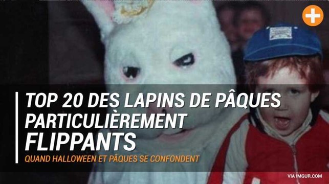 20 Lapins de Pâques terrifiants et particulièrement flippants