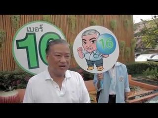 Bangkok governor elections 2013: Sukhumbhand Paribatra on the campaign trail