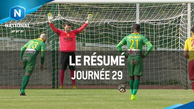 Championnat National : tous les buts de la 29e journée