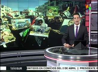 Miles de palestinos se movilizan en apoyo a presos en huelga de hambre