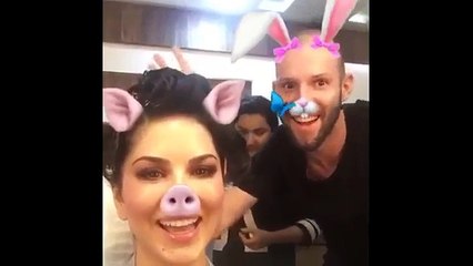 Sunny Leone Dubsmash And Snapchat Videoa