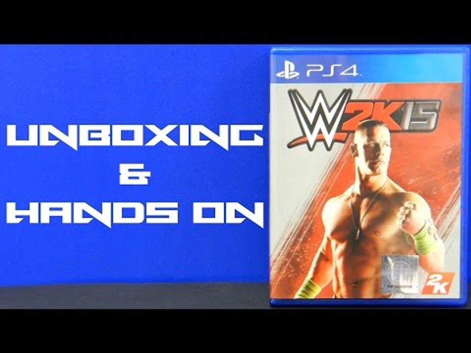 Unboxing & Hands On: WWE 2K15 (PS4)
