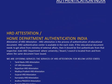 HRD Attestation Delhi Mumbai Bangalore Hyderabad Pune Chennai