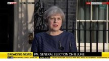 Theresa May appelle à la tenue d'élections législatives au Royaume-Uni