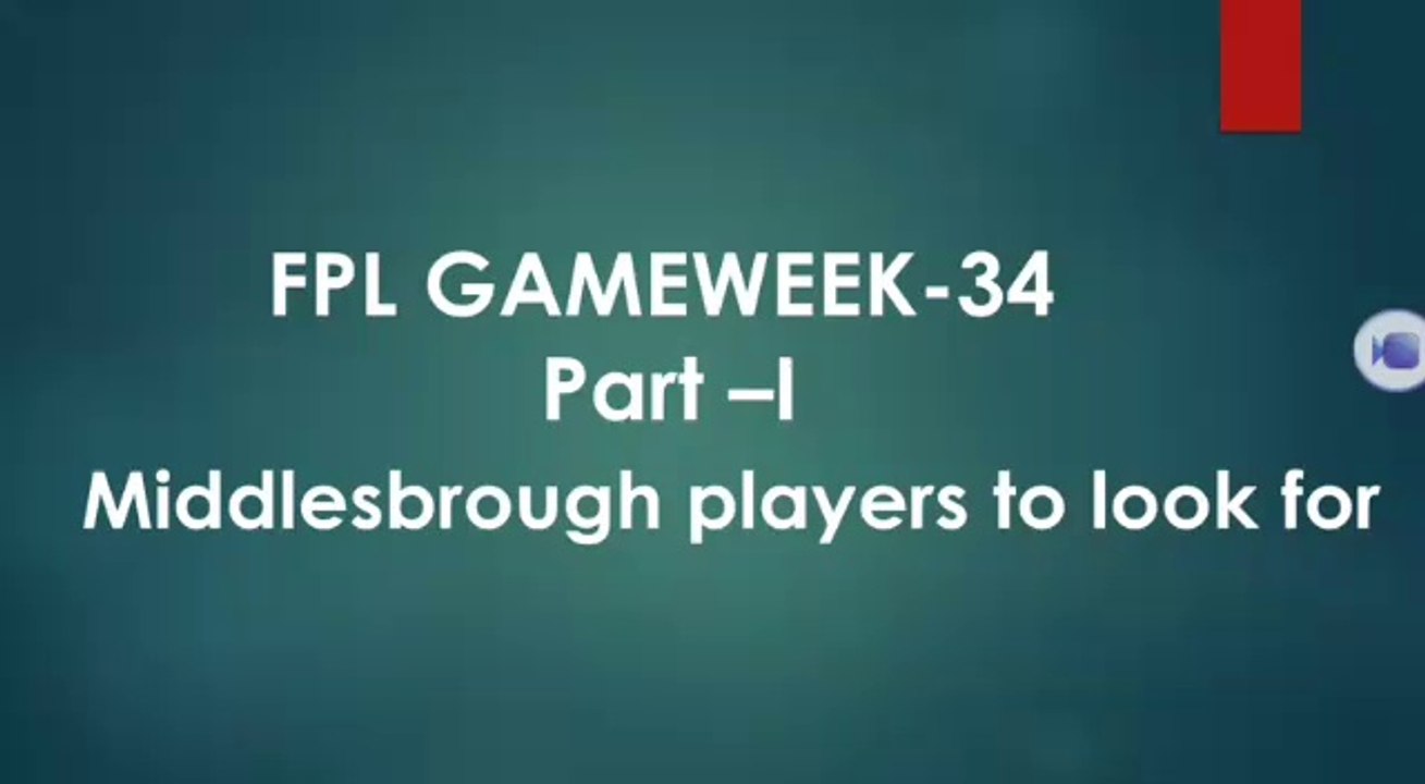 FPL GW-34 PART I