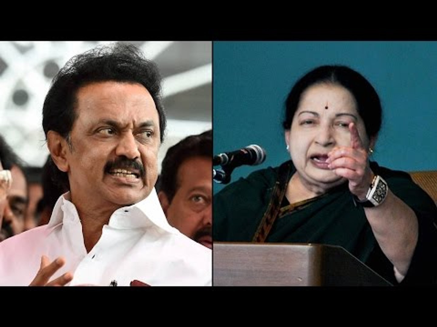 Jayalalithaa & Stalin engage in verbal war, chaos in Tamil Nadu assembly  |Oneindia News - video Dailymotion