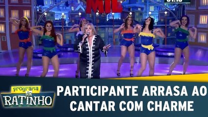 Participante arrasa ao cantar com charme