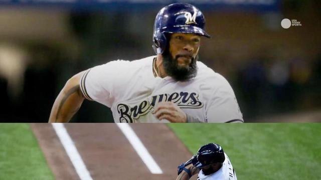 Eric Thames ties Brewers' record with HRs in six games in a row