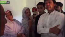 Imran Khan With  Mashal 's parents and siblings. Assured them of strongest punishment against the culprits