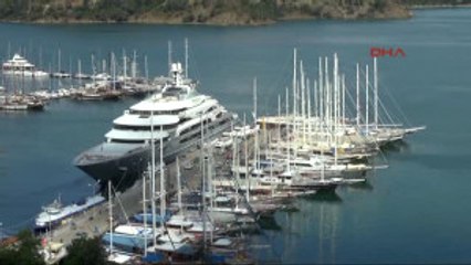 Fethiye Rus Demir Kralının Yüzen Sarayı Fethiye'den 350 Bin Litre Yakıt Aldı