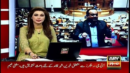Khawaja Izhar brings polluted tap water in Sindh Assembly
