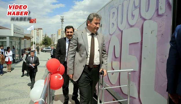 (18 NİSAN 2017) KANSER TARAMA TIR’I TALAS SAKİNLERİNE HİZMET VERDİ…