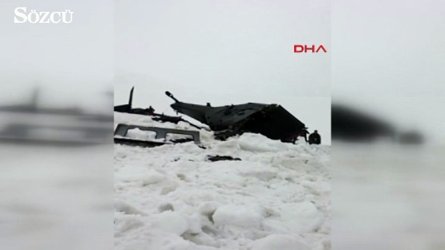 Tunceli'de helikopter enkazına ulaşıldı: 12 Şehit