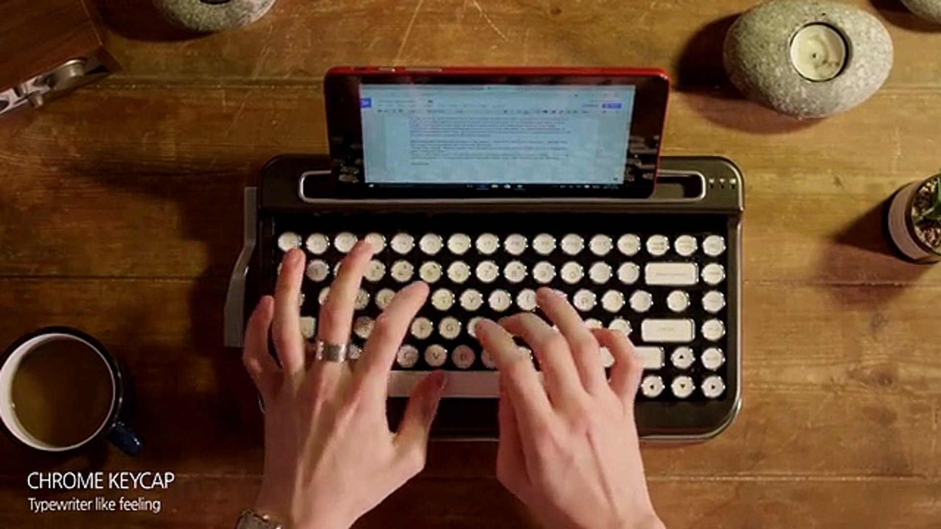 Penna, el teclado retro con Bluetooth idéntico a una máquina de escribir -  Vídeo Dailymotion
