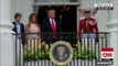 Melania Trump remet en place son mari Donald Trump pedant l'hymne... Ahaha