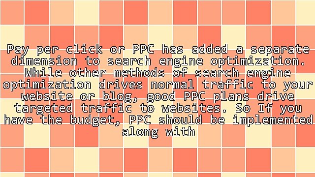 Generate Targeted Traffic Through Good PPC Plans