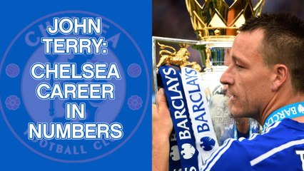 John Terry's Chelsea career in numbers