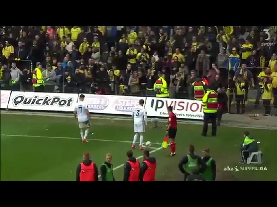 Denmark: the fans were throwing rats in football players