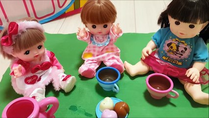 メルちゃん みんなでティーパーティー！おままごと ごっこ遊び キッズ おもちゃ 子供向け 幼児動画 おもちゃアニメ トイキッズ