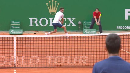 M-C ROLEX MASTERS - Quel point et quel rally de Gilles Simon face à Djokovic !