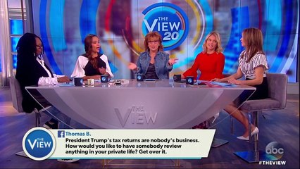 'The View' calls BS on Trump's claim he is under audit after 12-20 years: 'That doesn't make any sense!'