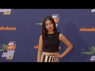 Brianne Tju (Scream) // Kids' Choice Sports 2015 Orange Carpet Arrivals