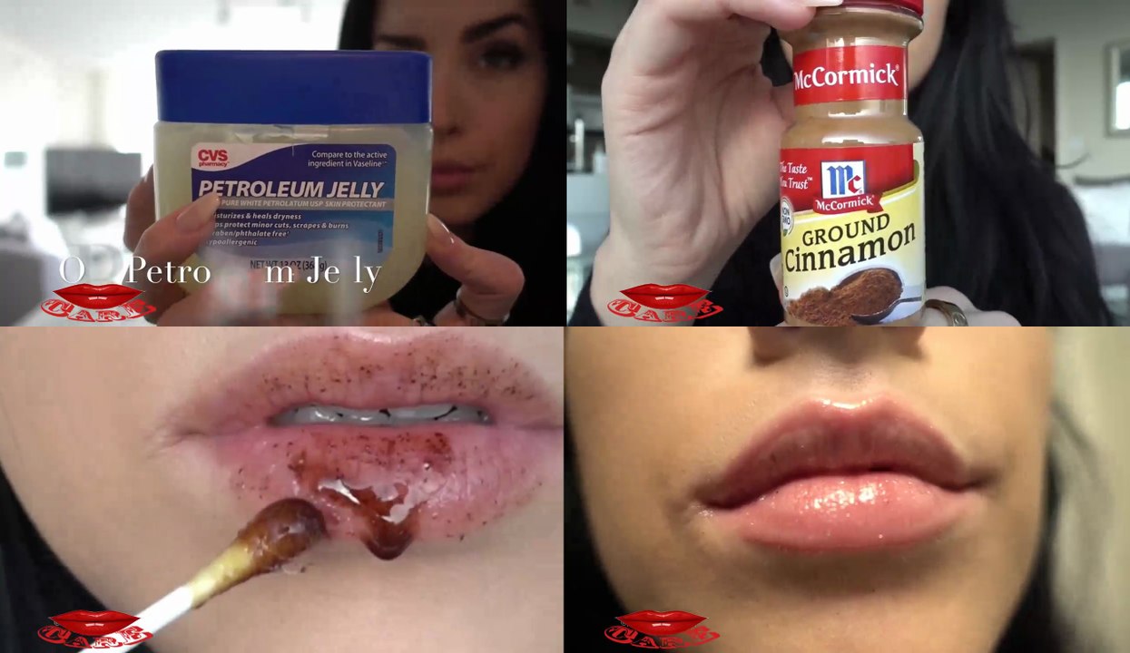 HOW TO GET BIGGER LIPS WITHIN TWO MINUTES _ DIY NATURAL LIP PLUMPING WITHOUT MAKEUP