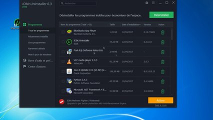 Tutoriel pour bien démarrer avec IObit uninstaller