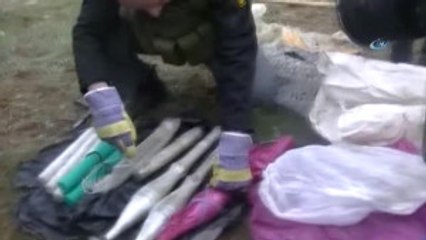 Terör Örgütüne Ait Roketatar Mühimmatları Ele Geçirildi