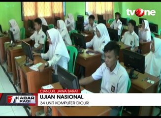 Ujian Nasional SMA, Puluhan Komputer dan Laptop Dicuri