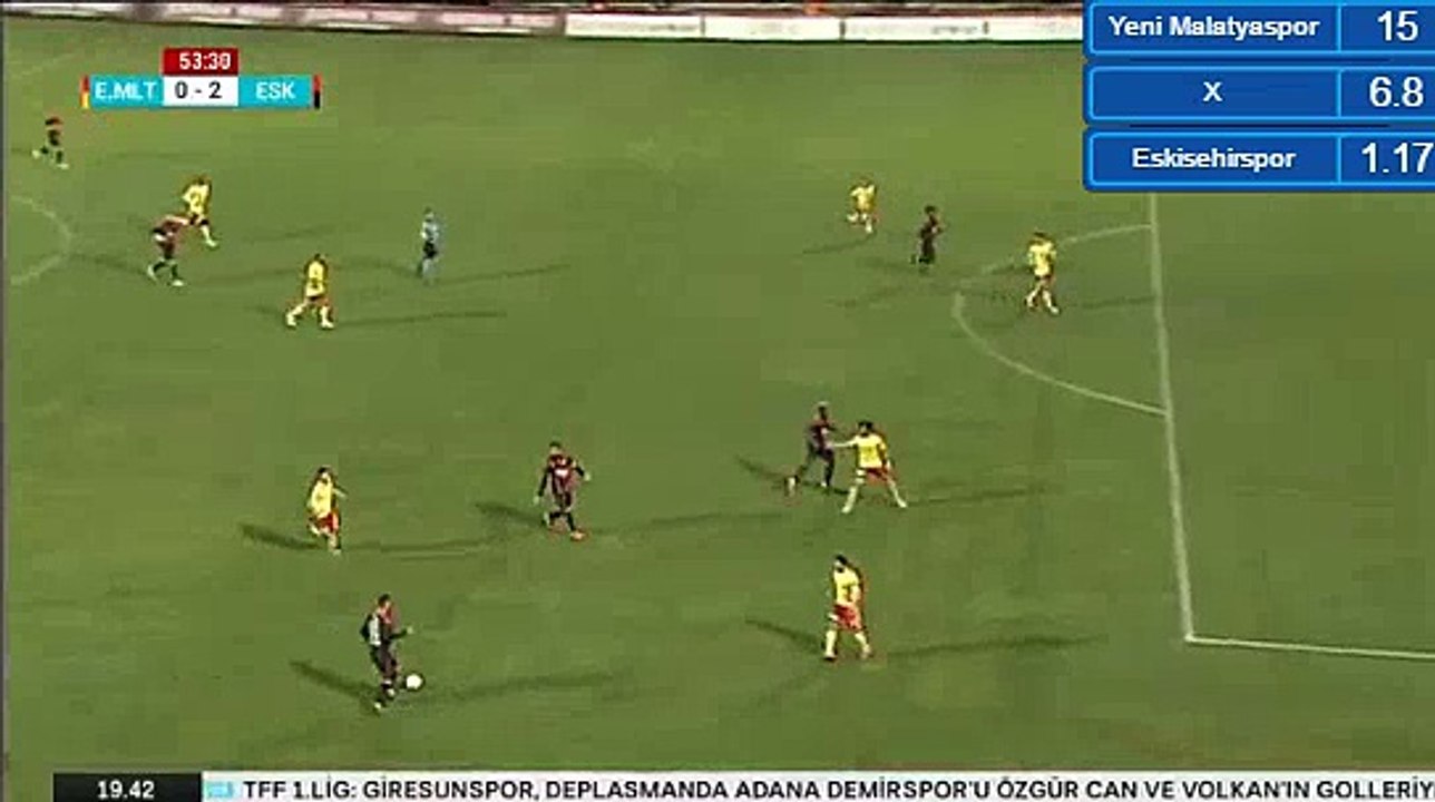 Mezenga Bruno Goal HD - Yeni Malatyaspor 0-2 Eskisehirspor 18.04.2017