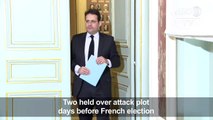 French arrests over 'pre-election attack plot'