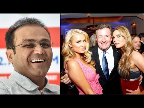 Virender Sehwag's epic reply to Piers Morgan for mocking India's Olympic win|Oneindia News
