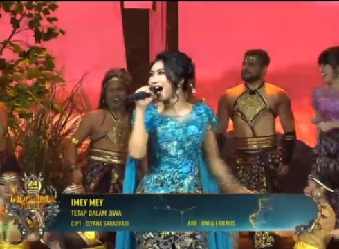 Imey Mey Nyanyikan Tetap Dalam Jiwa di HUT ANTV ke-24