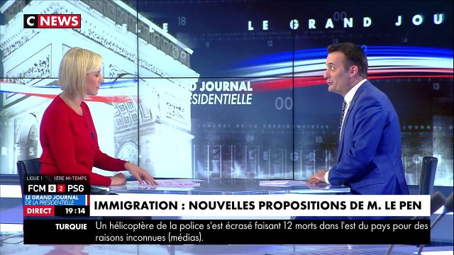 Florian Philippot évoque François Fillon